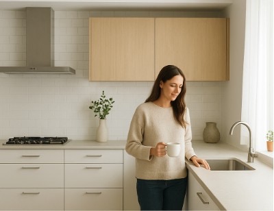 Cocina moderna diseñada con funcionalidad y estética